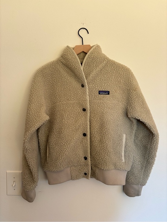 Patagonia Jackets & Blazers - Patagonia Cream Sherpa Fleece Jacket